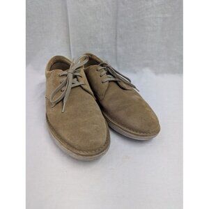 Clarks Men's size 12 Coal London Oxfords tan suede, office, business casual